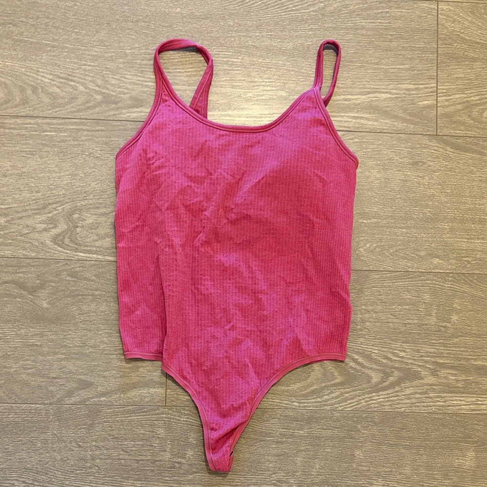 Lululemon Athletica Ebb to street Ribbed Bodysuit